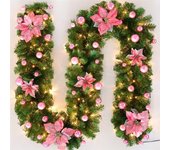 LED Wreath Lighting,String Lights for Door Decoration,Fir Wreaths,Fairy Lights,Store Decoration Supplies,Holiday Decorative Rattan