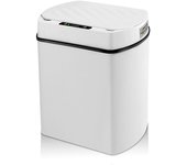 Smart Trash Can for Kitchen House Smart Home Dustbin Wastebasket Bathroom Automatic Sensor Trash Can Garbage White 13L