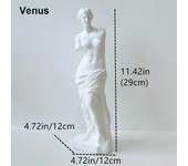 Resin Art Sculpture Figures Statues Home Decoration Living Room Desk Bookcase Ornaments Nordic Venus Goddess Greece Angel Crafts