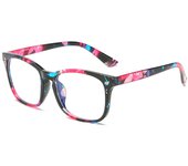 Nuevo TR moda anti-azul gafas de los hombres y las mujeres mismas gafas radiación multicolor e-sports gafas planas gafas marea