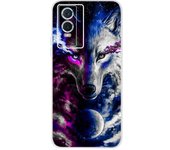For Vivo Y76 5G 2021 Case Fundas Donut Butterfly Pattern Painting Etui Back Cover For Vivo Y76 Y 76 VIVOY76 5G Silicone Tpu Case