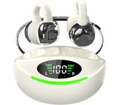 SANLEPUS Wireless Earbuds with Clip, Bluetooth 5.3 Earphones with HD Microphone, HiFi Stereo and LED Display, Comfortable Fit, Headphones for Sports and Running, Compatible with Android, iPhone, Xiaomi, Samsung, and Huawei