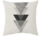 Black - and - White Abstract Pillow Covers  Contemporary Artistic TouchLiving room sofa cushion cover   bedroom room decoration