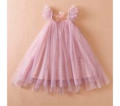 Rainbow Princess Dress with Sequins for Girl, Unicorn Costume of 3, 6 and 8 Years, Party Cake Clothes, Summer Novelty