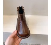 Botas de cuero para niñas Botas para bebés para niños