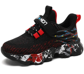 Children Fashion Sports Shoes High Quality Sneakers Boys Girls PU Leisure Trainers Shoes Kids Casual Sneaker  Outdoor