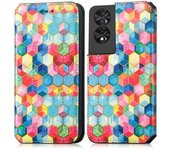 For TCL 40 50 403 505 Xe Se XL Nxtpaper 4G 5G Carcasa De Soporte De Ranura De Solapa Magnética A Prueba De Golpes