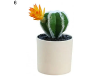 Mini bonsái Premium Cactus en maceta adornos plantas artificiales ligeras