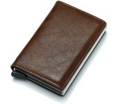 Id credit bank card holder wallet luxury brand men anti rfid blocking protected magic leather slim mini small money wallets case