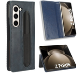 Para Samsung Galaxy Z Fold3 Fold4 Fold5 Fold 5 SM - F9460 Coque Solapa Ranura Tarjeta Billetera Clip Tapa De Teléfono Móvil