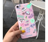 For Apple iPhone 6 Plus  Case iPhone 6 Cover Sofu-touch Silicone Slim Soft Back Bumper For iPhone 6Plus With Flower Animal Print