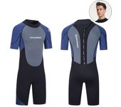 1pcs Men's Women's Long 2mm Neoprene Outdoor Diving Swimming Kayaking Surfing Drifting Wetsuit XS-3XL for Adult/Youth