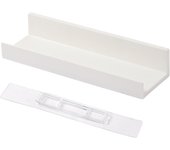 Wall Shelf 27x8.5cm Floating Shelves for Wall Drill-Free Wall Mount Shelves for Bathroom Shower Living Room Bedroom Organizer