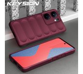 KEYSION Shockproof Case for IQOO Neo9 Pro Neo 8 Pro 7 SE Anti-skid Soft Silicone Phone Back Cover for IQOO Neo 8 Pro Neo 9 Pro