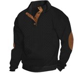 Primavera y otoño de los hombres de cuello alto de manga larga Casual suéter al aire libre Jacquard suéter de punto
