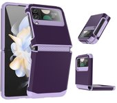 SGP Armadura Bisagras Integración Moda Carcasa del teléfono móvil Galaxy Z Flip5, Flip4, Flip3, Cáscara protectora