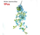 1Pcs Pink Blue White Purple Hanging Silk Flowers Artificial Silk 100cm Artificial Vines Plants Fake Vine Rattans Garden Decor