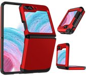 Armor Rugged For Samsung Galaxy Z Flip 5 Case Plastic Soft Hinge Protection Cover