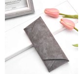 New Fashion PU Leather Cover Sunglasses Case for Women Men Portable Soft Pouch Bag Accessories Glasses Box