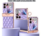 Xiaoxiangfeng Carcasa del teléfono móvil OPPO Find N2 Flip 5G Bisagras Película de cáscara Todo incluido Cáscara protectora