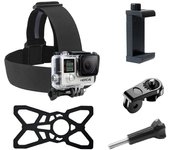 Suitable for GoPro Headband 5-in-1 Camera Accessories Phone Stand Outdoor Cycling Perspective Shooting