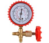 Refrigerant Pressure Gauge Air Conditioning Recharge Pressure Gauges Manifold Gauge Manometer Valve for R12 R502 R22 R410 R134A