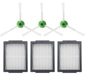 Mop Rag for iRobot Roomba i3, i3+, i4, i6, i6+, i7, i7+, i8, i8+, E5, E6, E7, Robot Vacuum Main Side Brush Hepa Filter