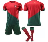 2022 World Cup Jersey Portugal Home 7 Jersey Ronaldo's Football Uniform Set Printing Factory Large Quantities Of Goods