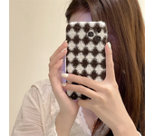 Autumn And Winter Diamond Patterned Velvet Suitable For iPhone 16 15 Pro Max Phone Case 14 13 12 Huawei P40 60 Mate30 40 50 60