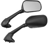 Cherk 1 Pair Motorcycle Scooter E-Bike Black Rear View Mirrors Back Side Mirror For Yamaha YZF R6S 2006 R6S 2007 2008 2009