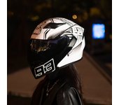 Casco integral motocross hombre modular adulto MX Carreras de Locomotora