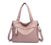 Bolsos de hombros Bolsos de mujer Bolsos de mano versátiles de moda Bolsos de mensajero de mano de cuero suave