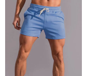 Pantalones cortos deportivos para hombre, pantalones cortos de tres cuartos elásticos para correr, entrenamiento, ocio, verano