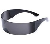 futuristic sunglasses men and women, UV400 mirror lenses, laser lenses for costume party