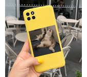 For Samsung A22 Case Cute Cat Bee Printed Silicone Soft Back Cases For Samsung Galaxy A22 5G A22 A 22 Phone Cover Bumper 6.4"