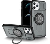 Camera Lens Protector Phone Case For Google Pixel 7 8 Pro 8A Ring Stand Shockproof TPU+PC Armor Hybrid Case