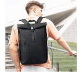 Mochila Enrollable Hombre Mujer Mochila Ordenador Portátil 17.3 Pulgadas 30L Rolltop Casual Mochila Impermeable Mochila Viaje Antirrobo Hombre para Deporte, Escolar, Trabajo