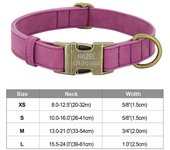 Perro personalizado Cuero PU, Collar de Perro personalizado, Collares mascotas grabado Free para Perros Pequeños, medianos