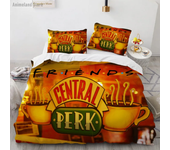 Friends TV Movie Bedding Set Duvet Cover Sets Pillowcase Single Double Twin Full Queen King Size For Bedroom Decor(No Sheet)