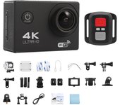 Cámara de Acción 4K 1080P/30FPS WiFi 2,0 Impermeable para Casco Grabación de Video