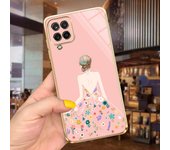 For Samsung Galaxy A22 5G Case SM-A226B  Plating Square Soft Silicon Cover For Samsung A22 4G A225F Phone Case For Women Fashion