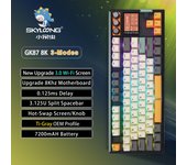 SKYLOONG GK87 Pro Wireless Gaming Keyboard 8Khz Mechanical Keyboard PBT Keycaps RGB LED Bluetooth Keyboard with knobs Hot-swap