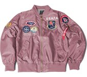 Vintage Men's Thin Clothes Pilot Flight Jacket Aviator Jacket Windbreaker