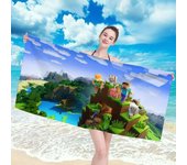 Serviette Sport M-minecraft- Bathroom Adults Quick Drying Microfiber Towels for the Body Children's Bath Towel Hair Beach