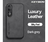 KEYSION Luxury Retro PU Leather Case for OnePlus Nord CE 4 5G Soft Silicone+PC Shockproof Phone Back Cover for OnePlus 1+Ace 3V