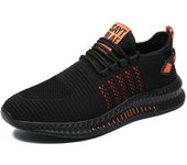Zapatillas de deporte ligeras para hombre, zapatos informales transpirables, calzado con cordones para caminar