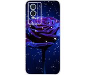 For Vivo Y76 5G 2021 Case Fundas Donut Butterfly Pattern Painting Etui Back Cover For Vivo Y76 Y 76 VIVOY76 5G Silicone Tpu Case