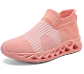 2025 zapatillas de correr moradas de moda para hombre, calcetines, zapatos deportivos de talla grande 48, zapatillas transpirables sin cordones para mujer, zapatillas deportivas para hombre