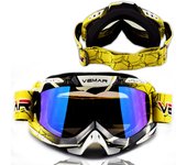 VEMAR Men Women Motorcycle Riding HD Goggles Man Anti-impact Motocross Goggles Off-road Skiing Wind Sandproof Motorbike Goggles Anti-UV
