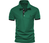 polos hombre manga corta ropa hombre día del padre Cotton Men's Polos Giraffe Embroidery Short Sleeve Polo Shirts for Men High Quality Brand Design Polos Men Clothing